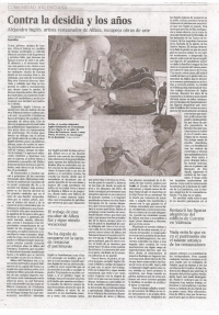 Entrevista diario El País al escultor Alejandro Inglés Llorens